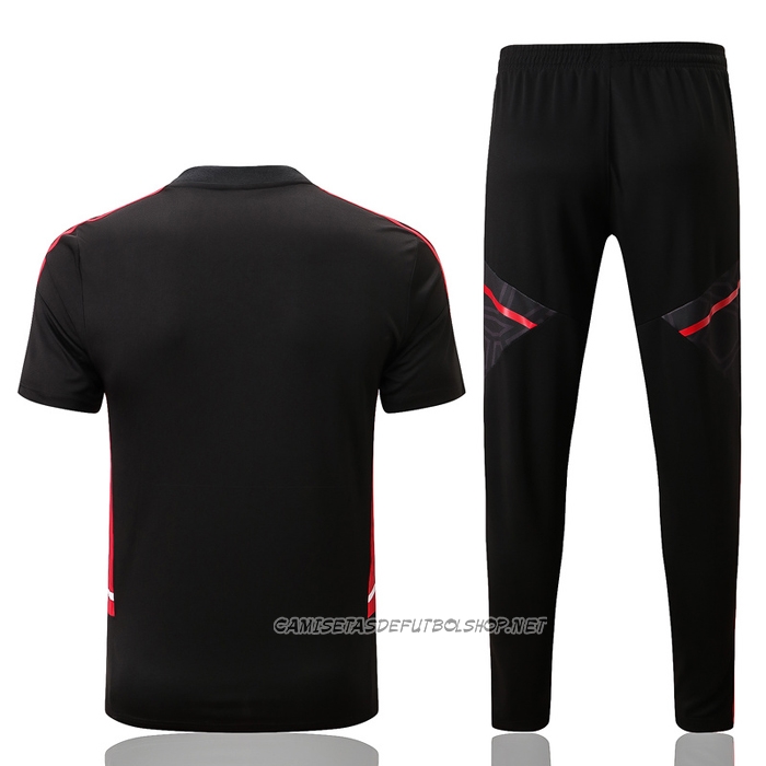 Chandal del Manchester United 22-23 Manga Corta Negro